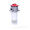 Oil return filter with good dewatering performance